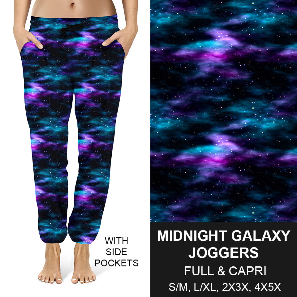 RTS - Midnight Galaxy Capri Joggers - Like A Duchess