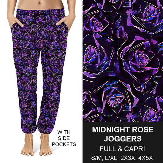 RTS - Midnight Rose Joggers - Like A Duchess
