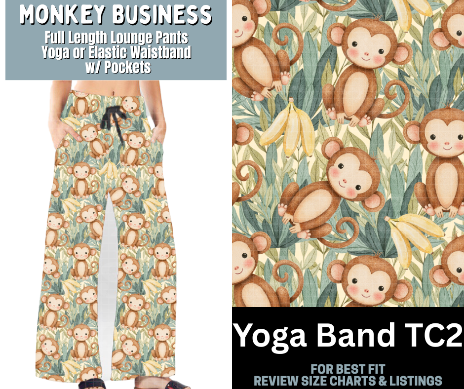 Monkey Business Full Length Lounge Pants - Like A Duchess