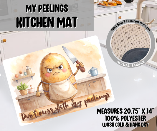 My Peelings Kitchen Mat - Like A Duchess