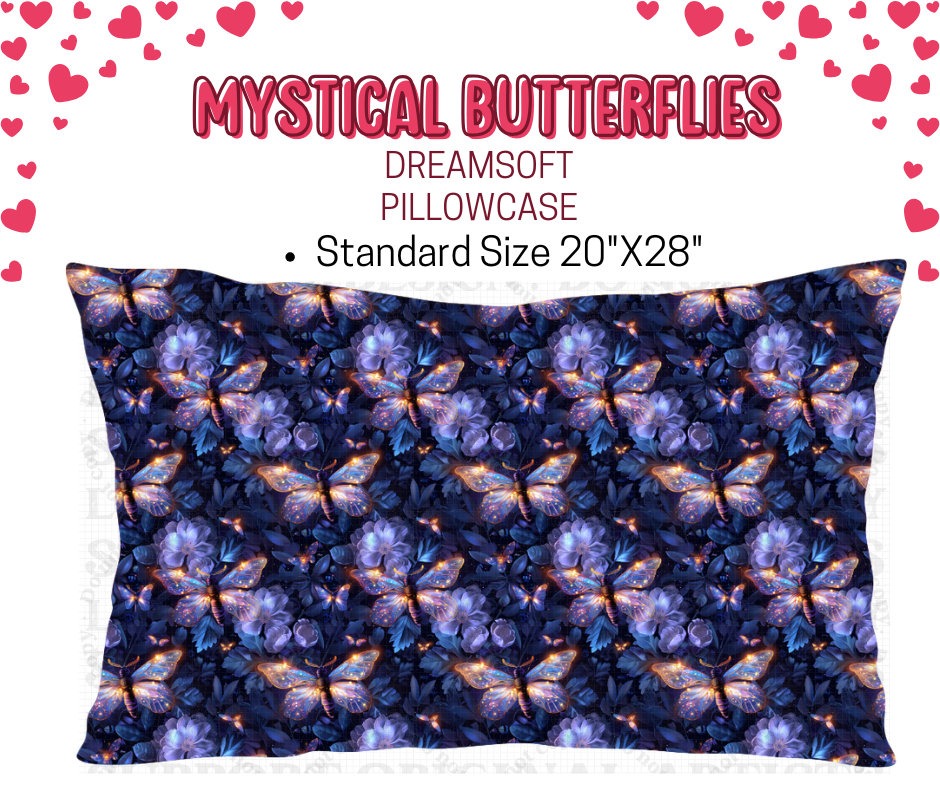 Mystical Butterflies Dreamsoft Pillowcase - Like A Duchess