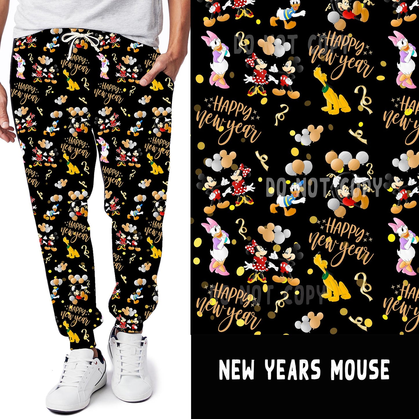 BATCH 60-NEW YEARS MOUSE LEGGINGS/JOGGERS - Like A Duchess
