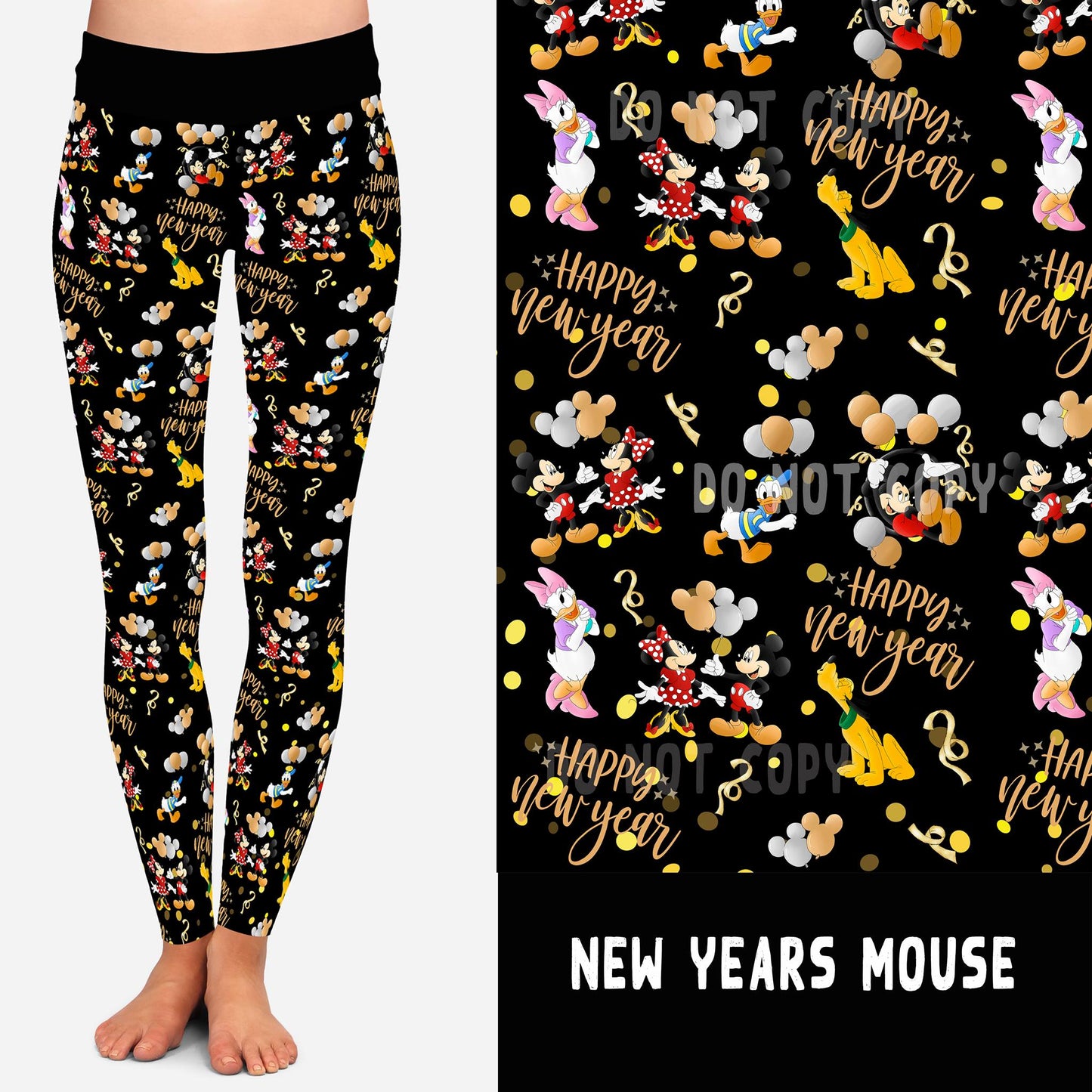 BATCH 60-NEW YEARS MOUSE LEGGINGS/JOGGERS - Like A Duchess