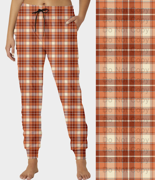 RTS - October Plaid Joggers - Like A Duchess