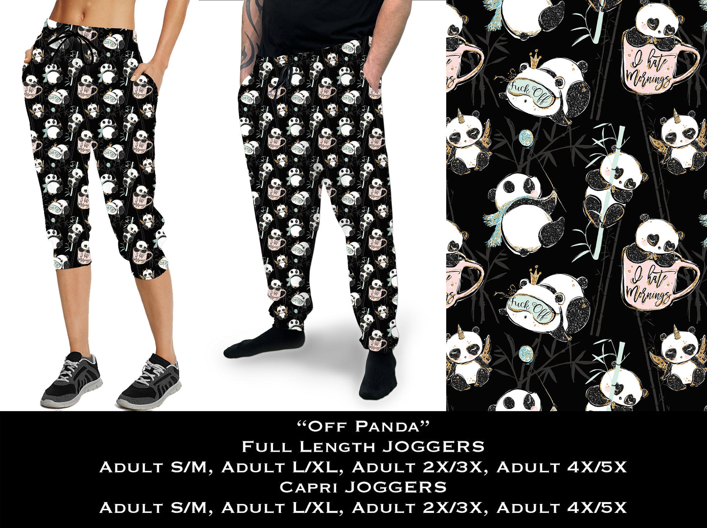 Off Panda - Capri Joggers - Like A Duchess