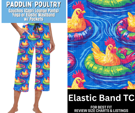 Paddlin' Poultry Capri Gauchos - Like A Duchess