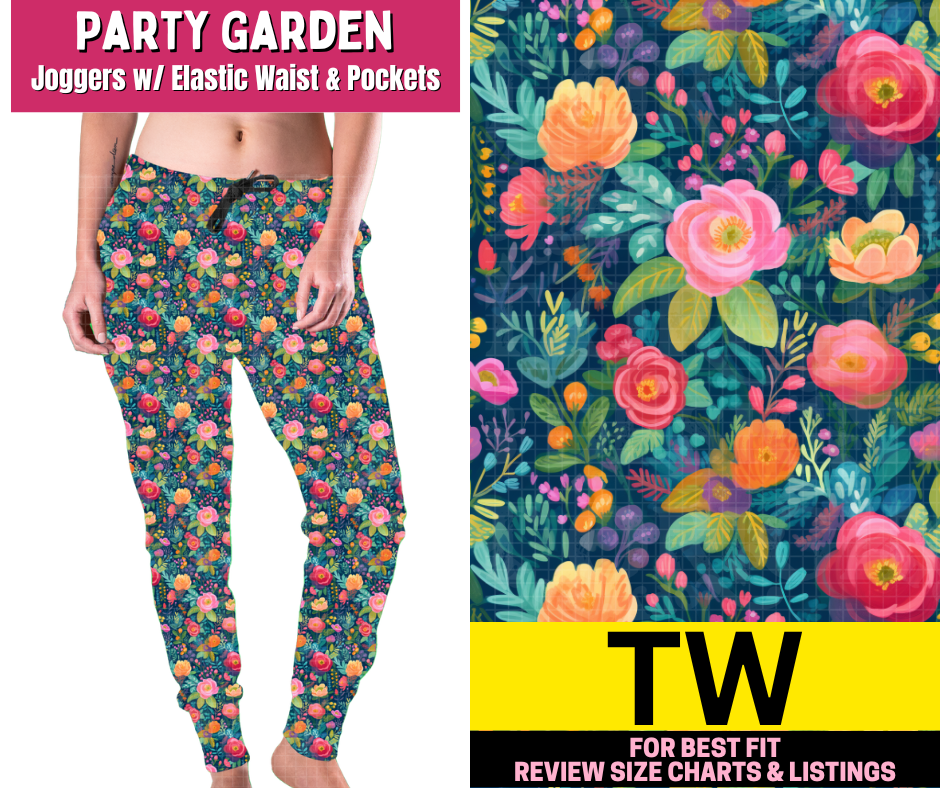 Party Garden Joggers - Like A Duchess