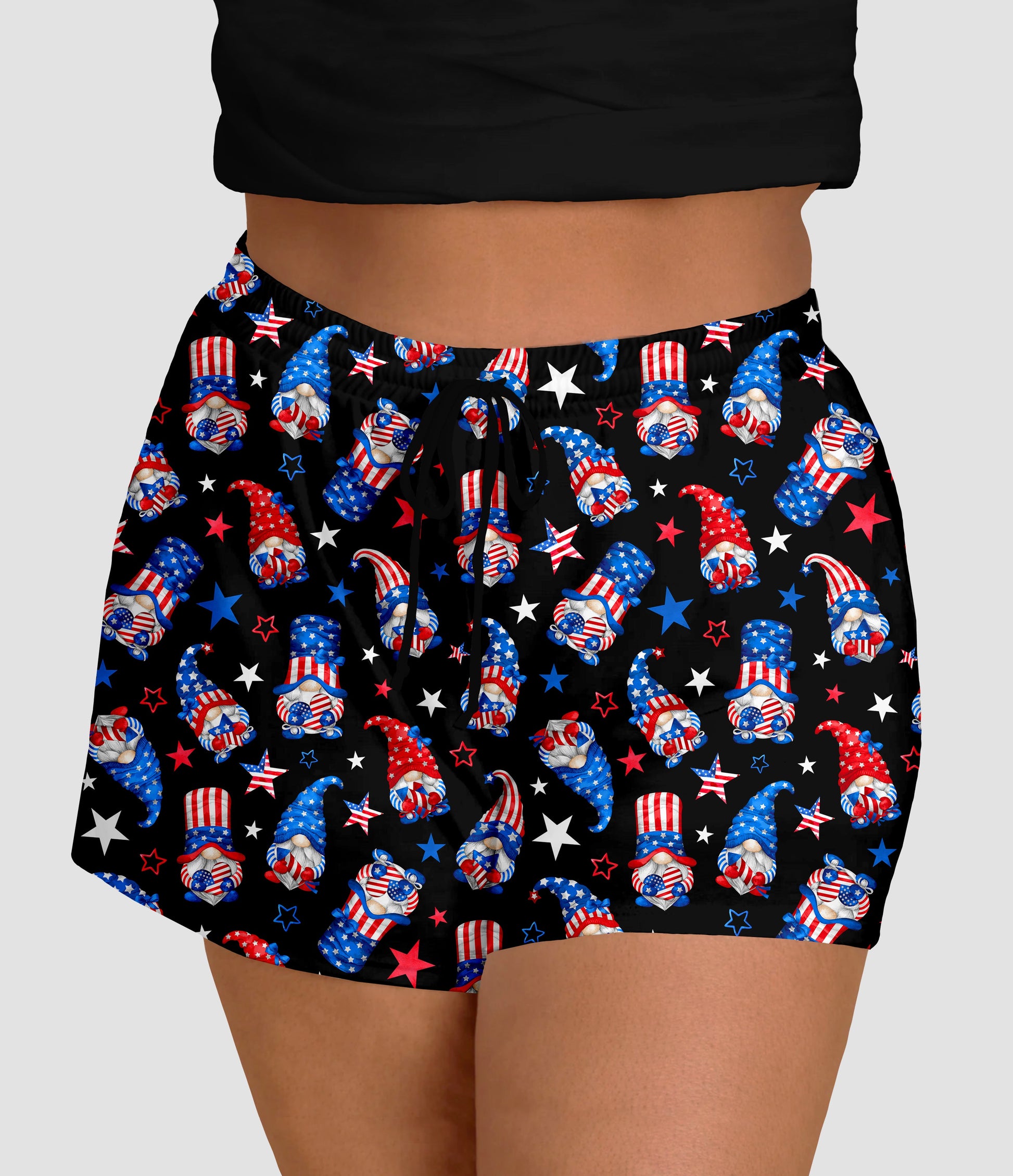 RTS - Patriotic Gnomes Jogger Shorts - Like A Duchess