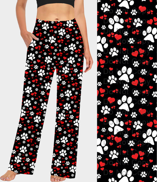 RTS - Paws to My Heart Lounge Pants - Like A Duchess