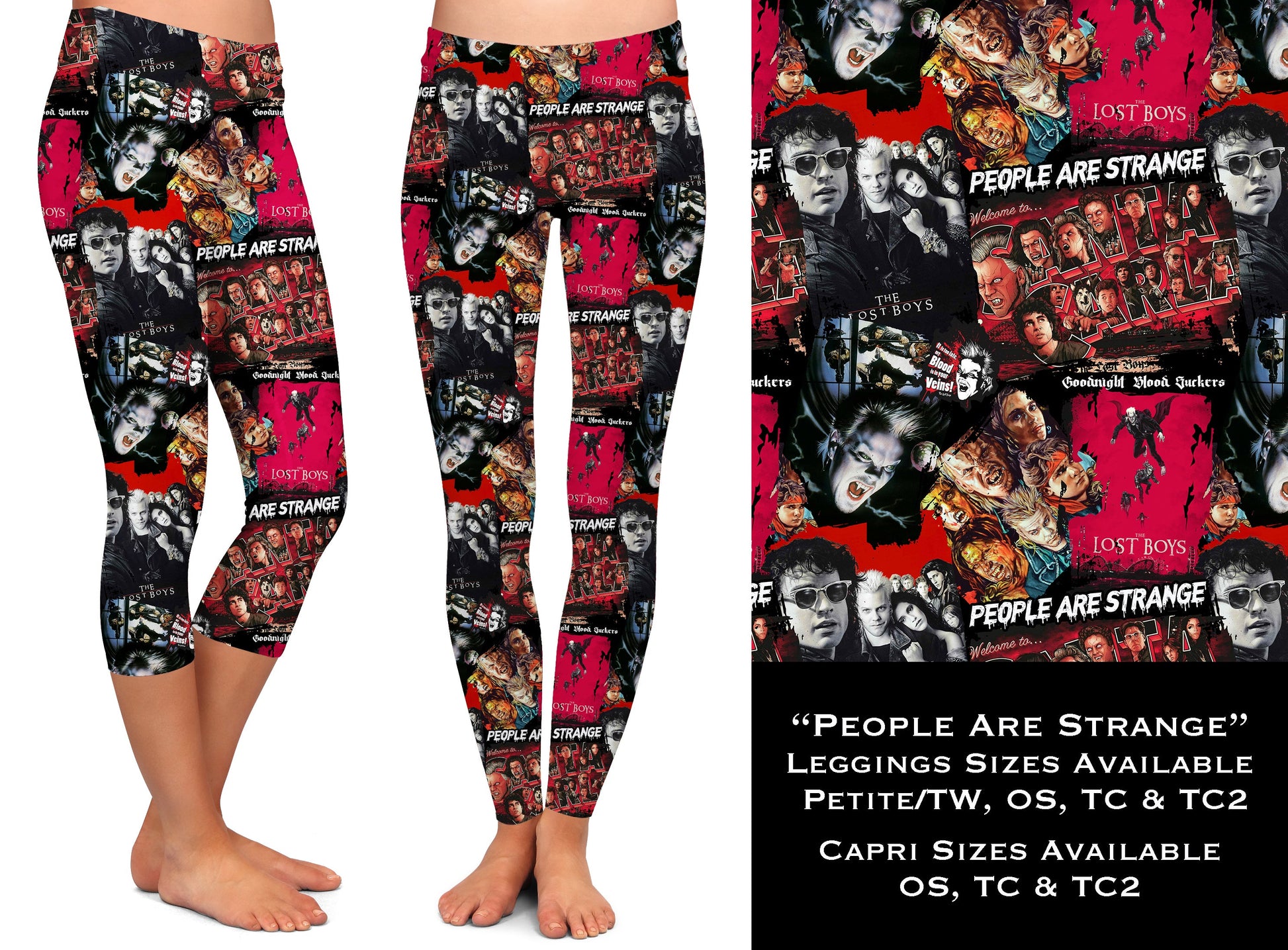 People are Strange - Legging & Capri - Like A Duchess