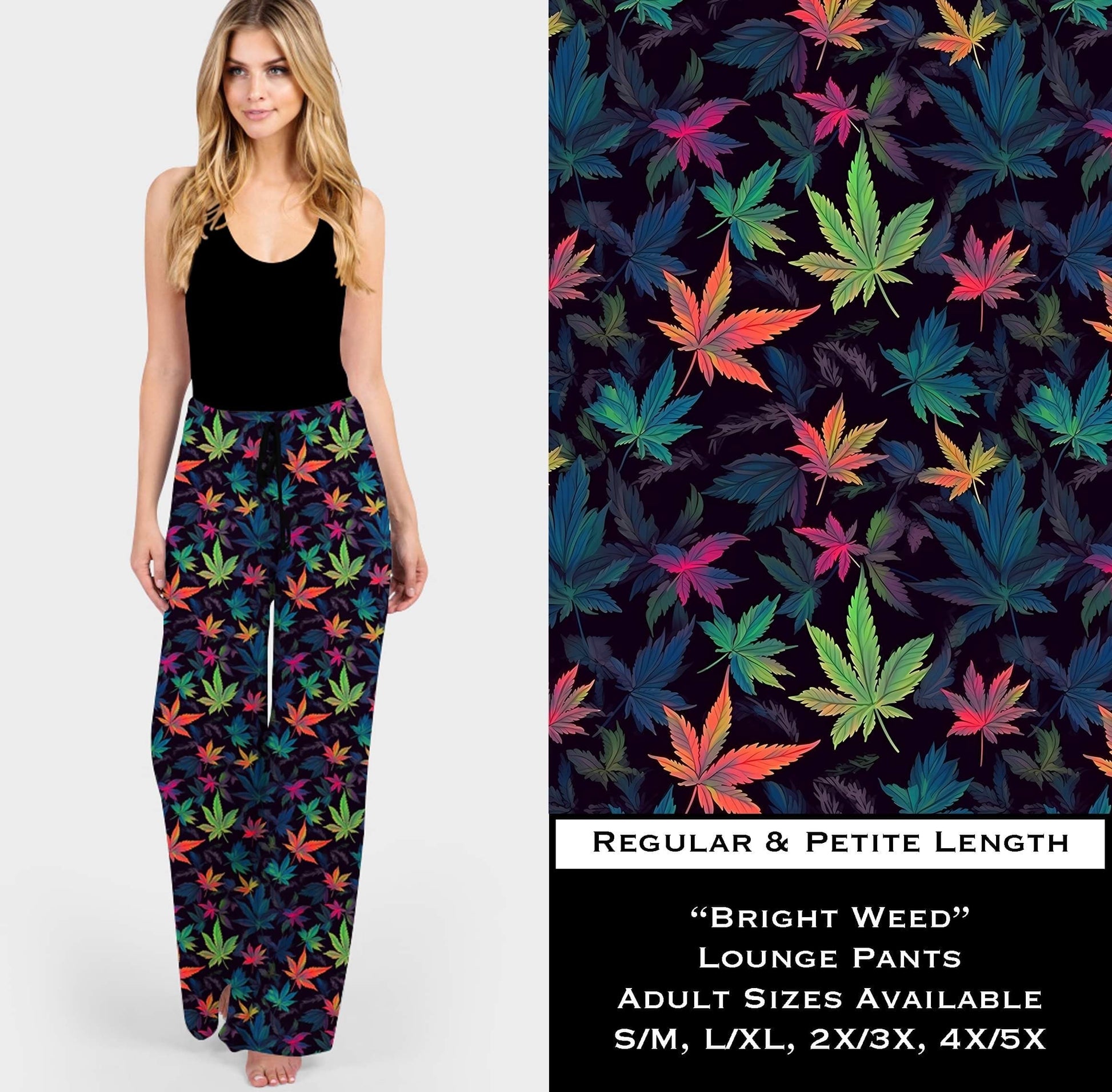 Bright Weed Lounge Pants - Like A Duchess