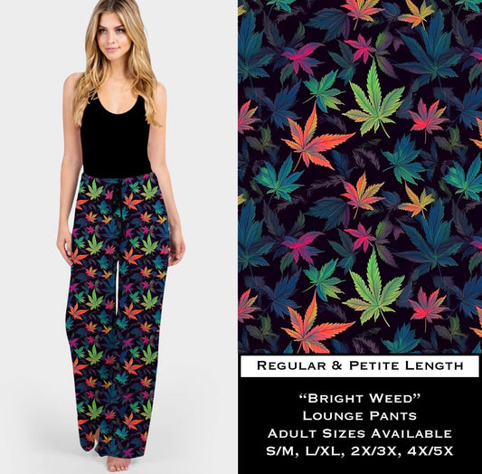 Bright Weed Lounge Pants - Like A Duchess