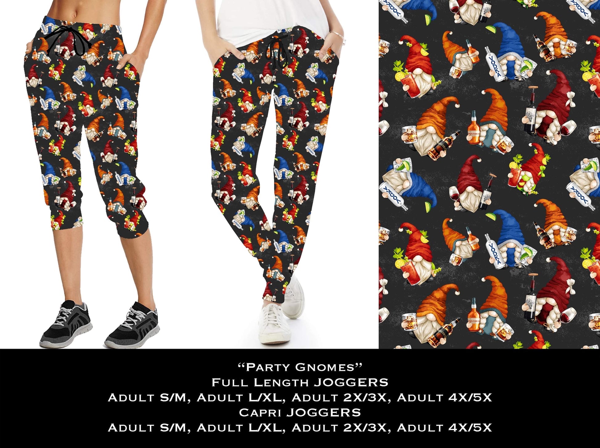 Party Gnomes - Capri Joggers - Like A Duchess