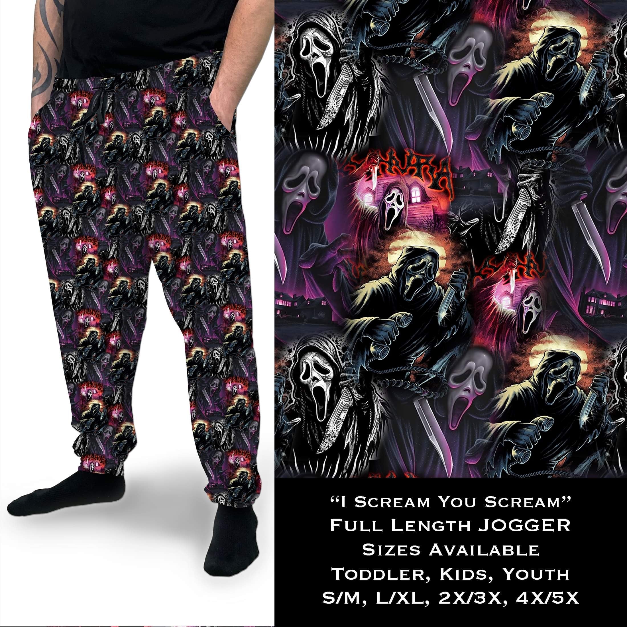 I Scream You Scream Unisex Joggers