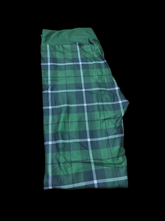 SPRING BASH-GREEN PLAID LEGGING - Like A Duchess