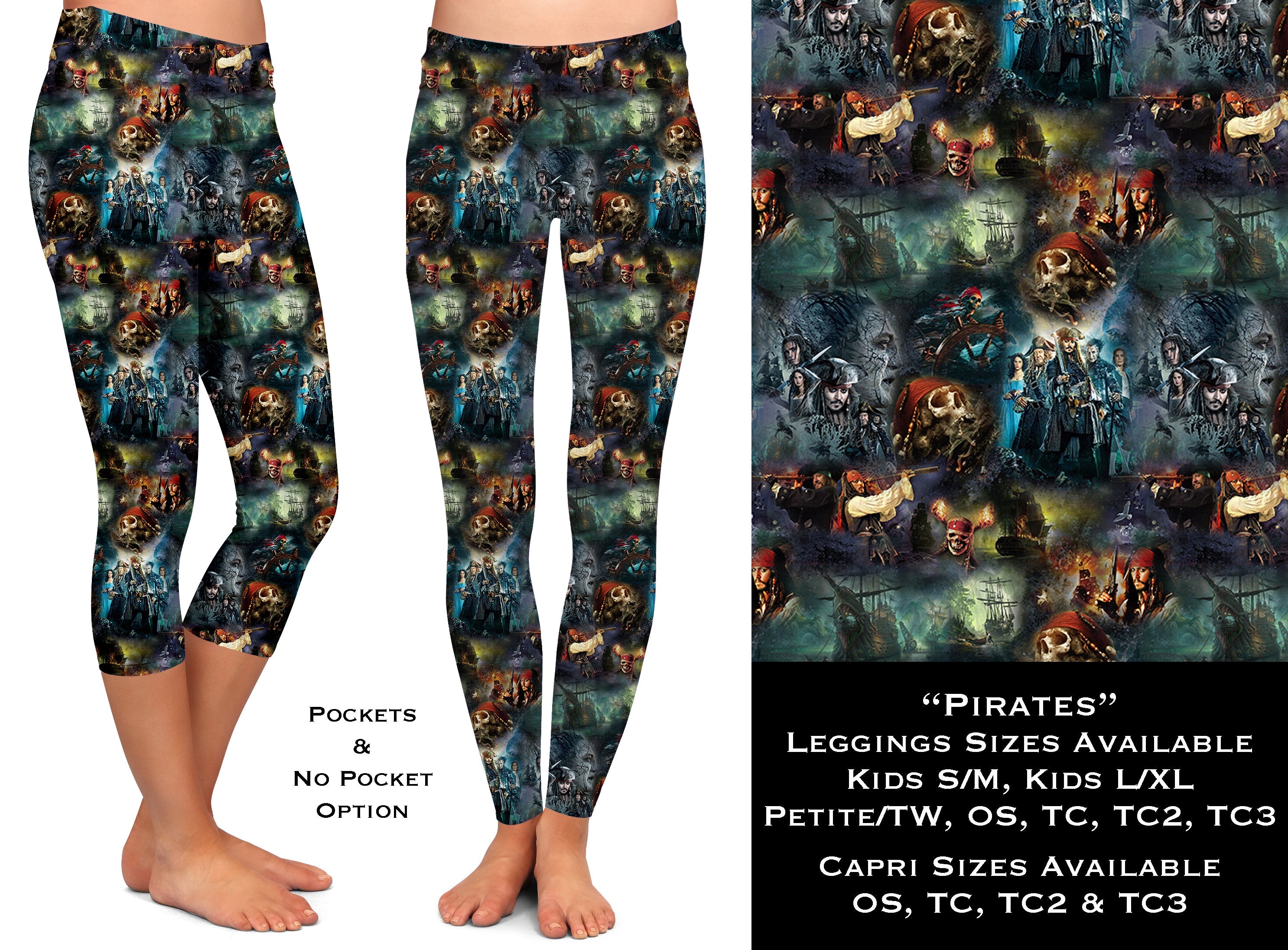 Pirates - Legging & Capri