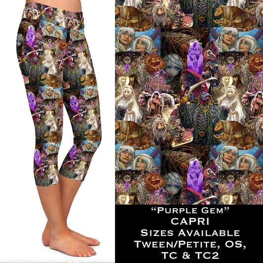 Purple Gem - Legging & Capri - Like A Duchess