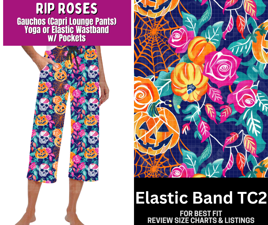 RIP Roses Capri Gauchos - Like A Duchess