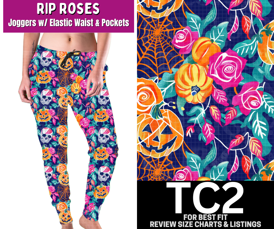 RIP Roses Joggers - Like A Duchess
