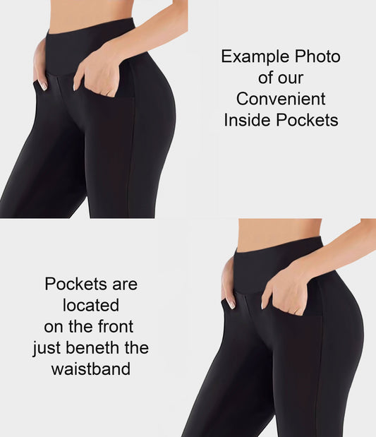 RTS - Black Faux Denim Leggings w/ Pockets - Like A Duchess