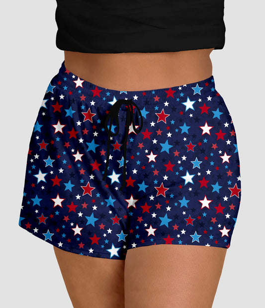 RTS - RWB Stars Jogger Shorts - Like A Duchess