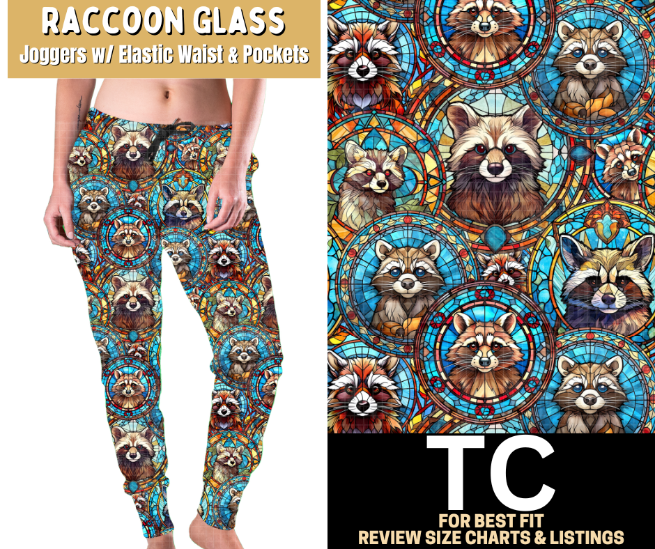 Raccoon Glass Joggers - Like A Duchess