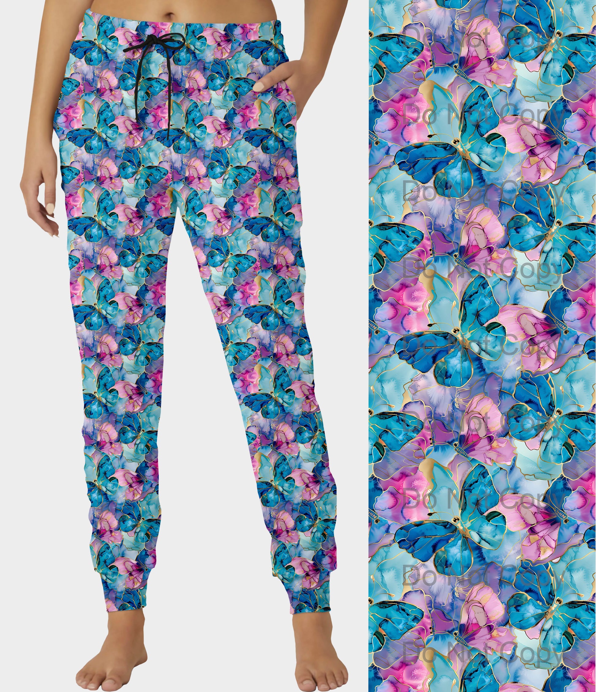 RTS - Radiant Butterflies Joggers - Like A Duchess