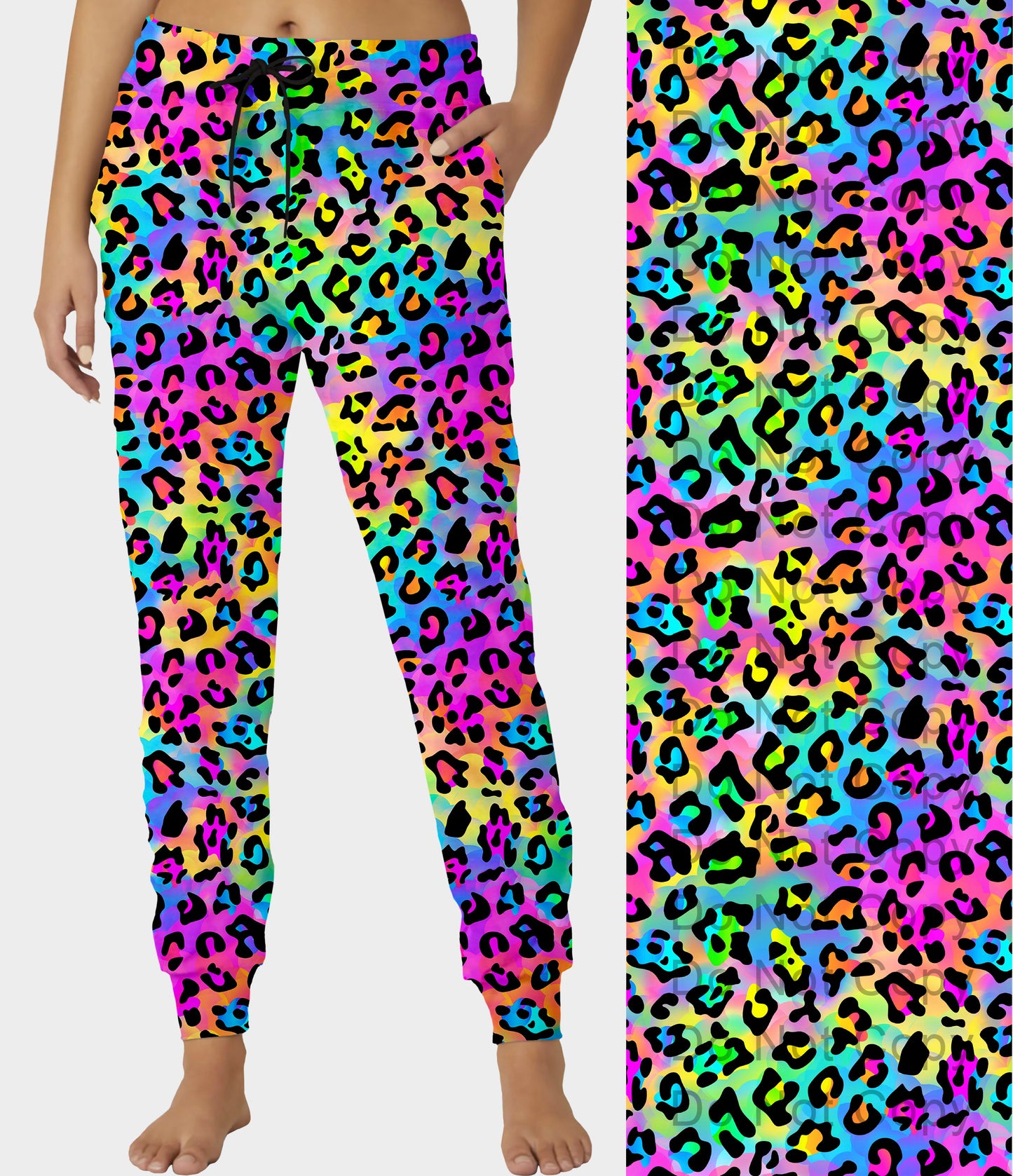 RTS - Rainbow Leopard Joggers - Like A Duchess
