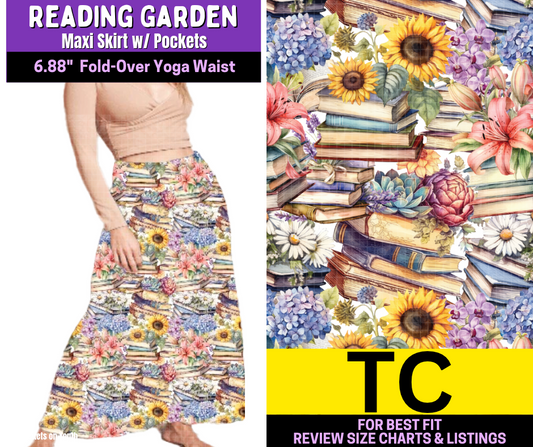 Reading Garden Maxi Skirt