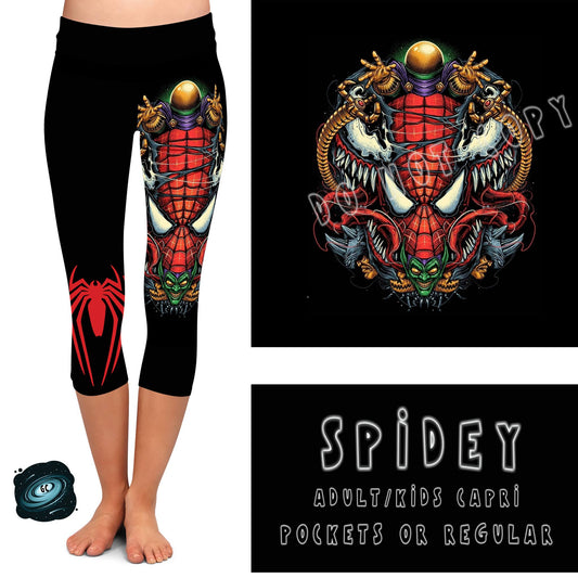 BATCH 65- SPIDEY LEGGINGS/CAPRI/JOGGERS - Like A Duchess