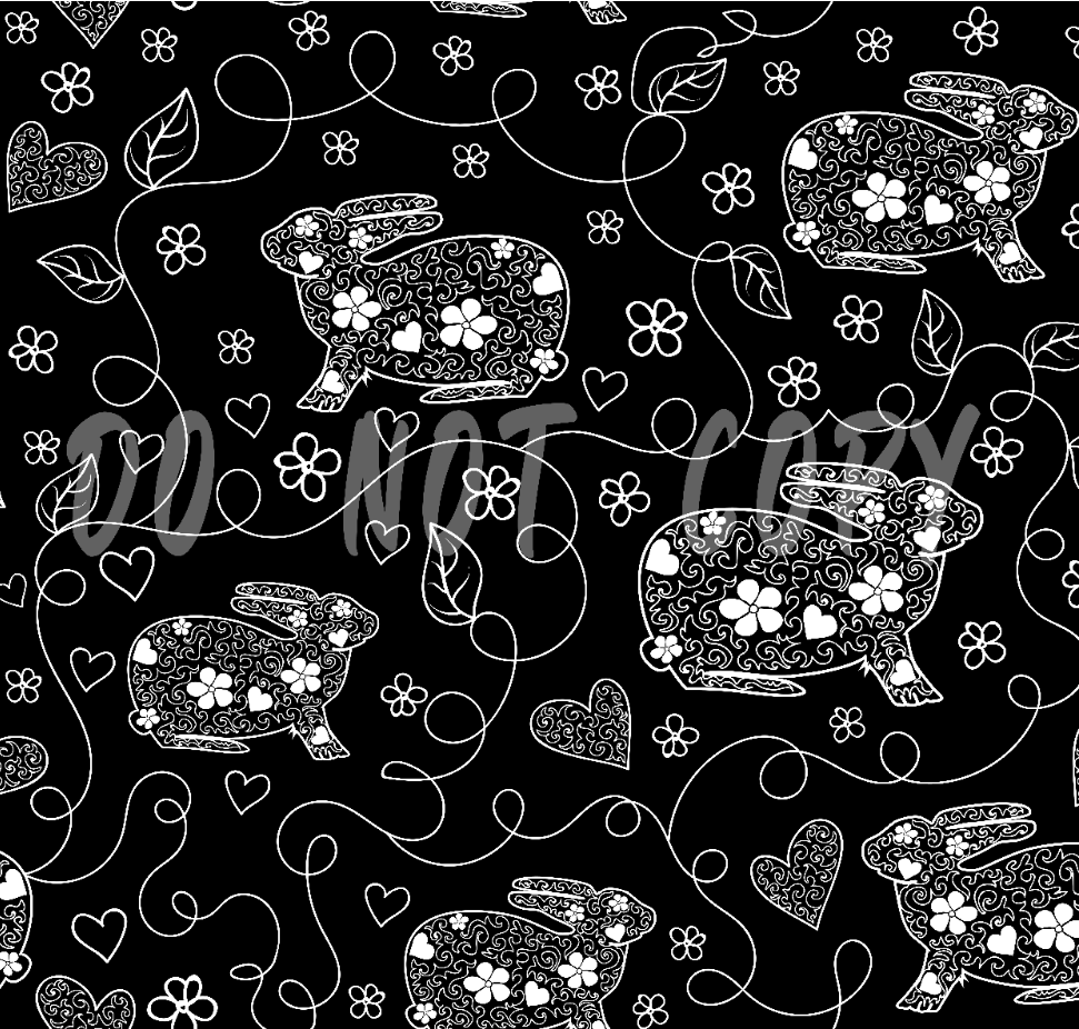 SPRING BASH- SQUIGGLE BUNNIES LEGGINGS AND JOGGERS - Like A Duchess