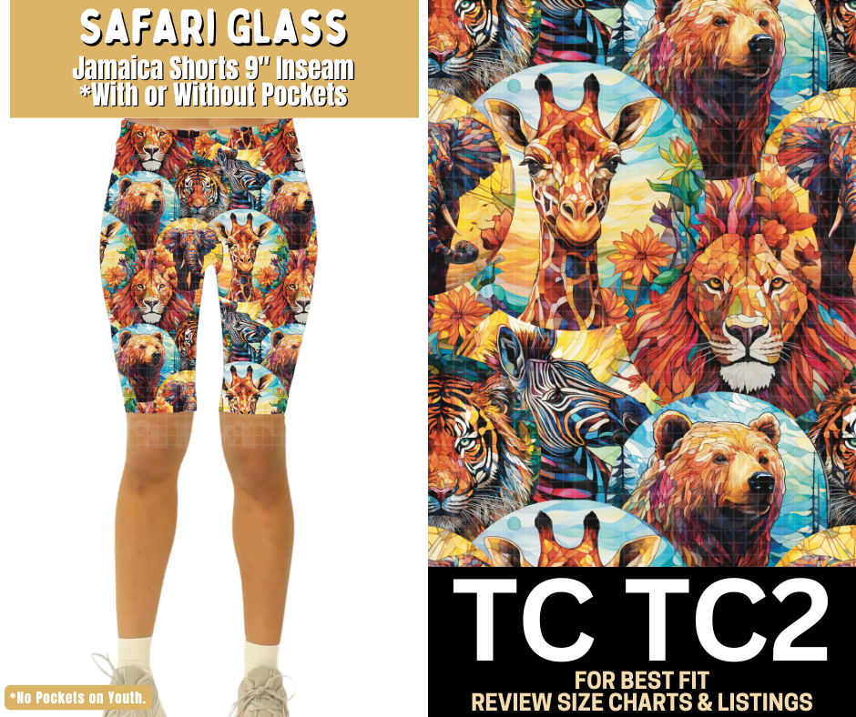 Safari Glass Jamaica Shorts w/ Pockets - Like A Duchess