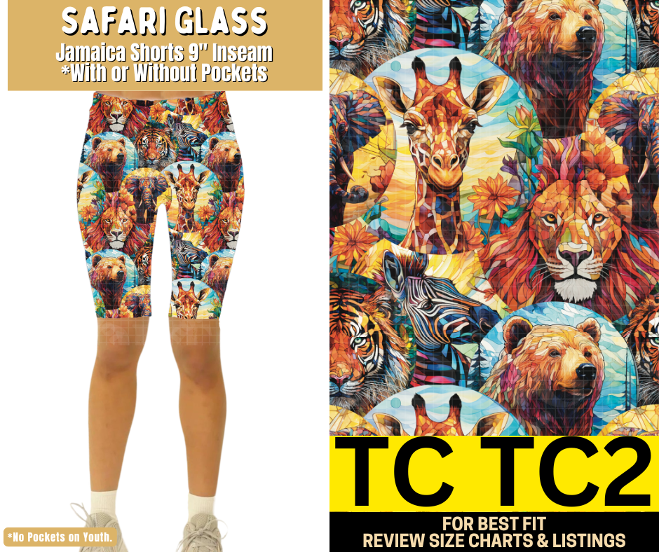Safari Glass Jamaica Shorts w/ Pockets - Like A Duchess