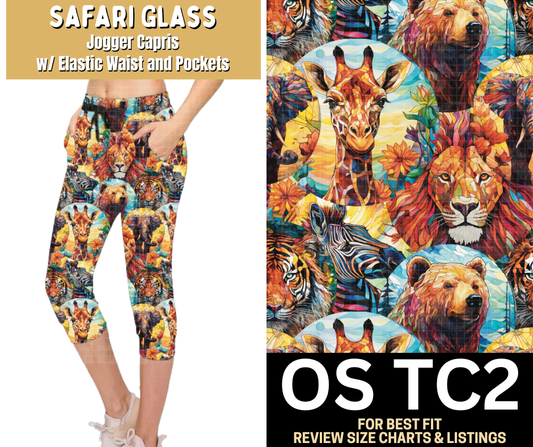 Safari Glass Jogger Capri - Like A Duchess