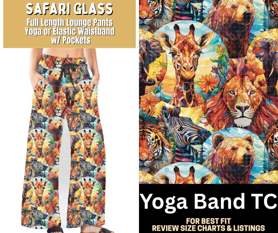 Safari Glass Full Length Lounge Pants - Like A Duchess