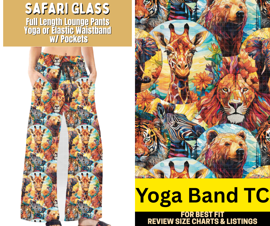 Safari Glass Full Length Lounge Pants - Like A Duchess