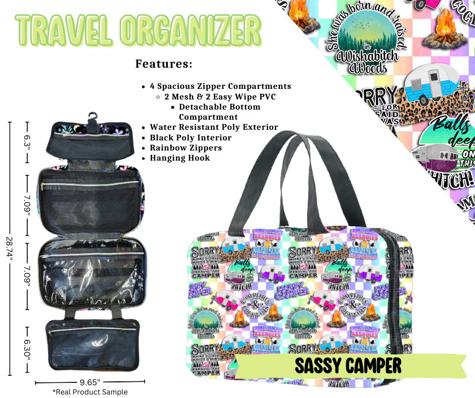 Sassy Camper Travel Organizer - Like A Duchess