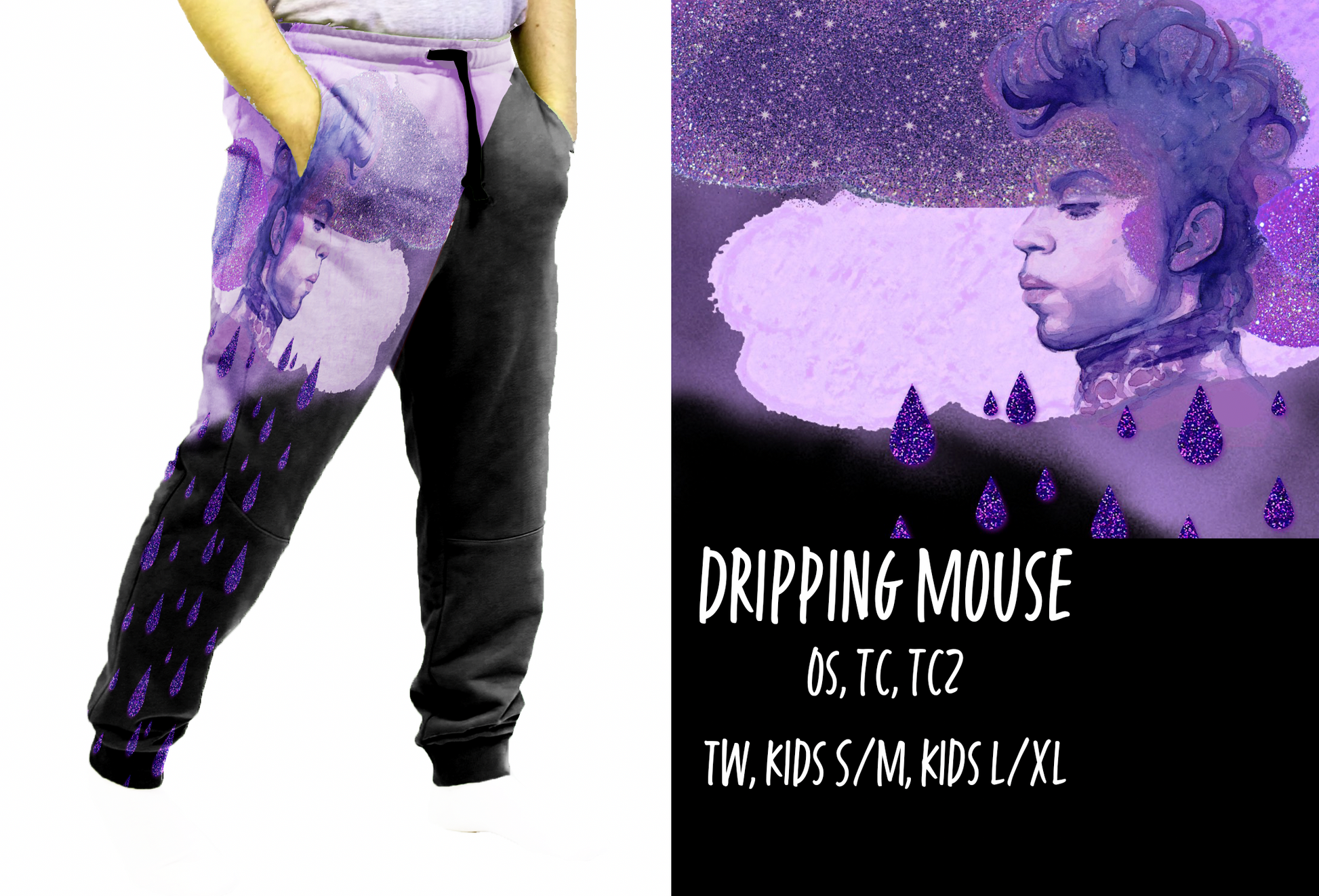 BATCH 64-PURPLE RAIN LEGGINGS/JOGGERS - Like A Duchess