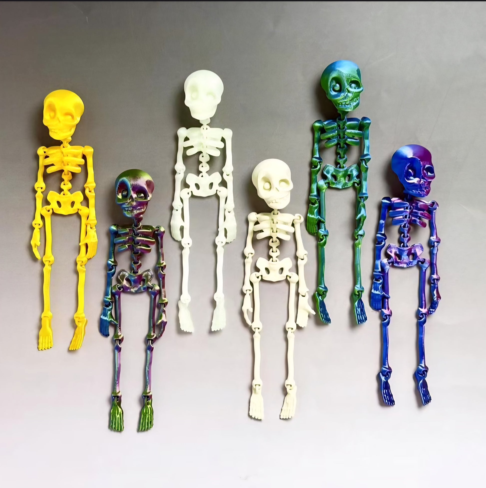 MAGNETIC SKELETON- 3D PRINTED- VARIETY OF COLORS - Like A Duchess