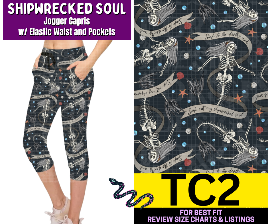 Shipwrecked Soul Jogger Capri - Like A Duchess