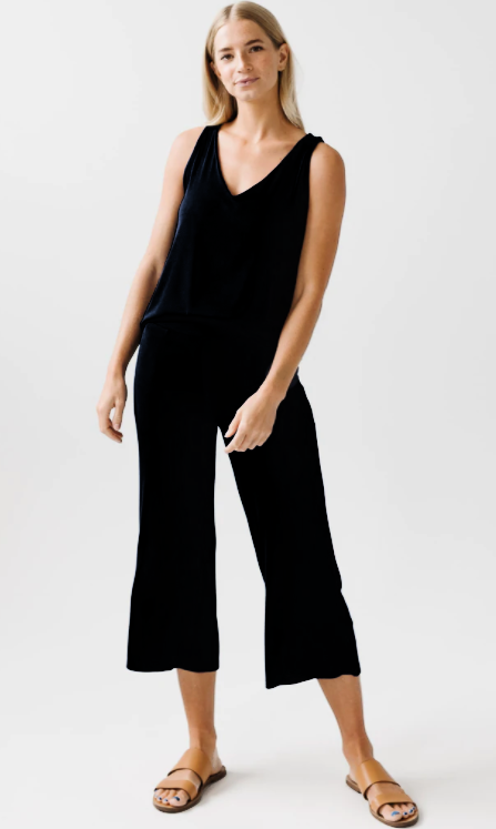 LC RUN- NAVY LOUNGE TANK - Like A Duchess