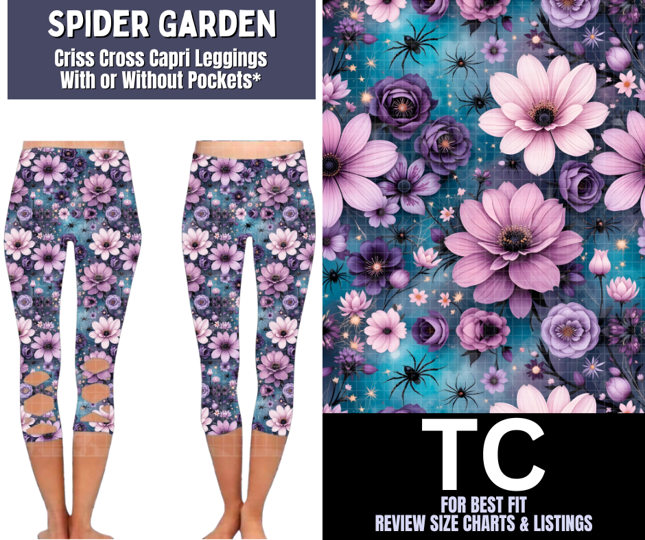 Spider Garden Criss Cross Capri w/ Pockets - Like A Duchess