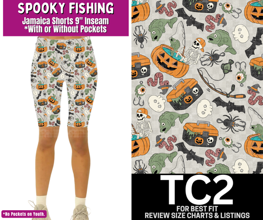 Spooky Fishing Jamaica Shorts w/ Pockets - Like A Duchess
