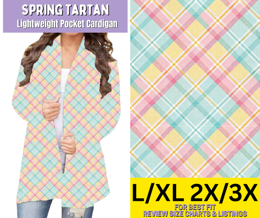 Spring Tartan Pocket Cardigan - Like A Duchess