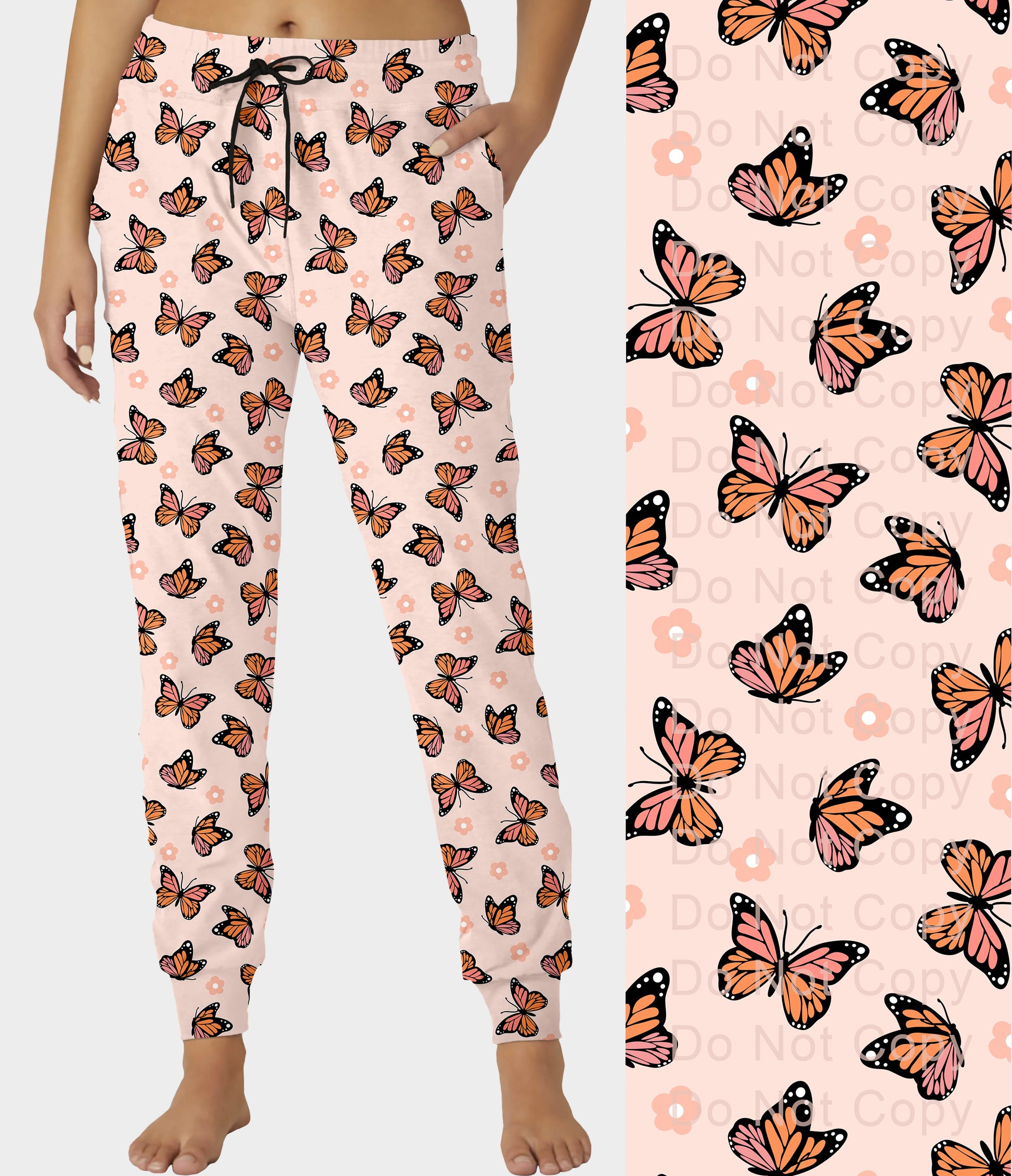 RTS - Spring Butterfly Joggers - Like A Duchess