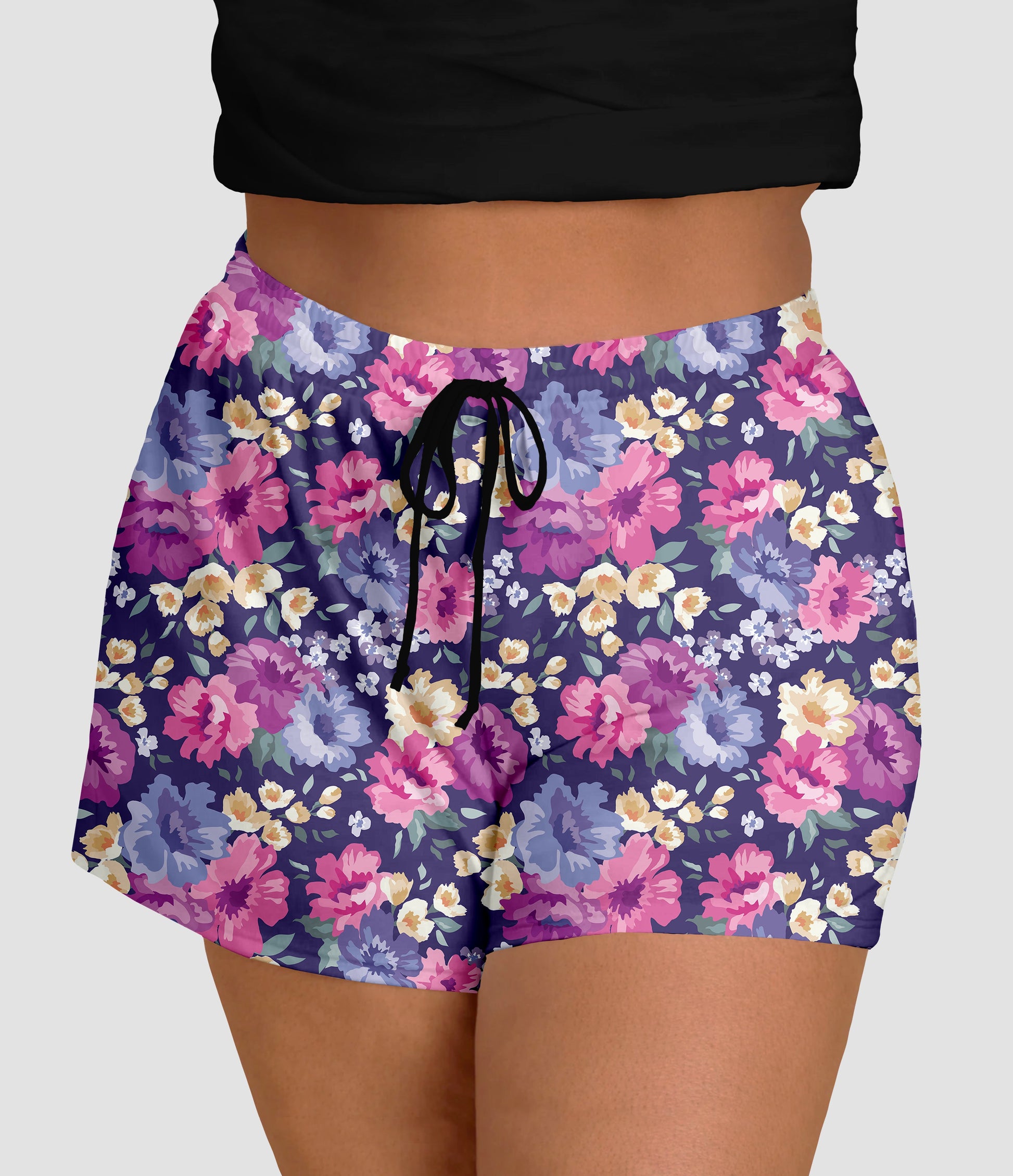 RTS - Spring Flowers Jogger Shorts - Like A Duchess