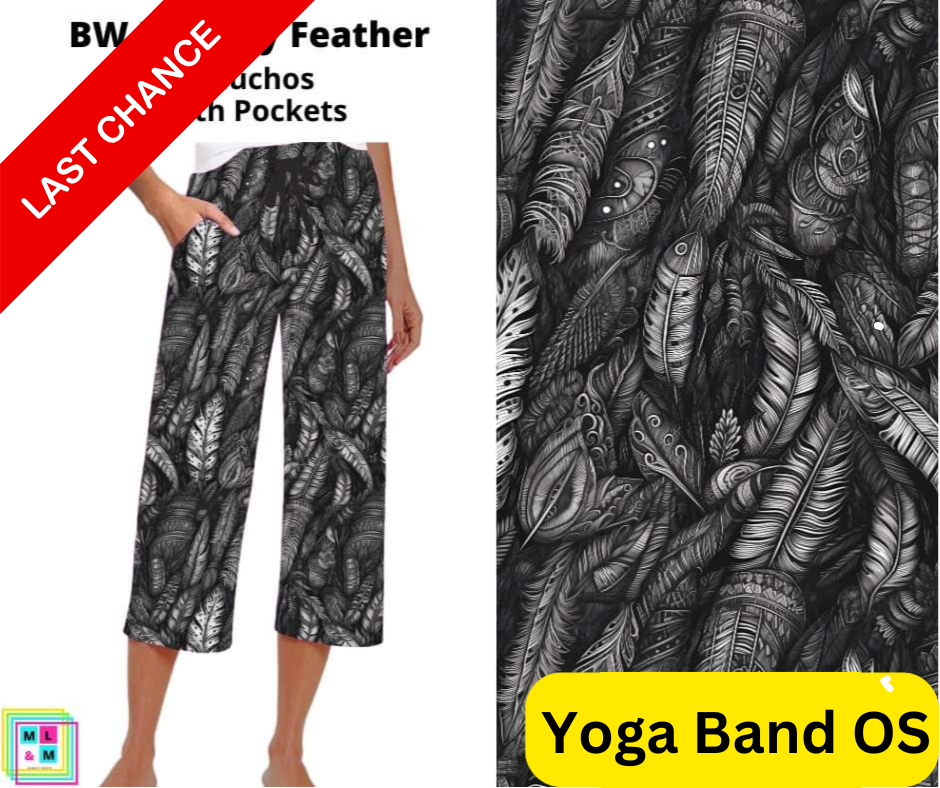 BW Fantasy Feather Capri Gauchos