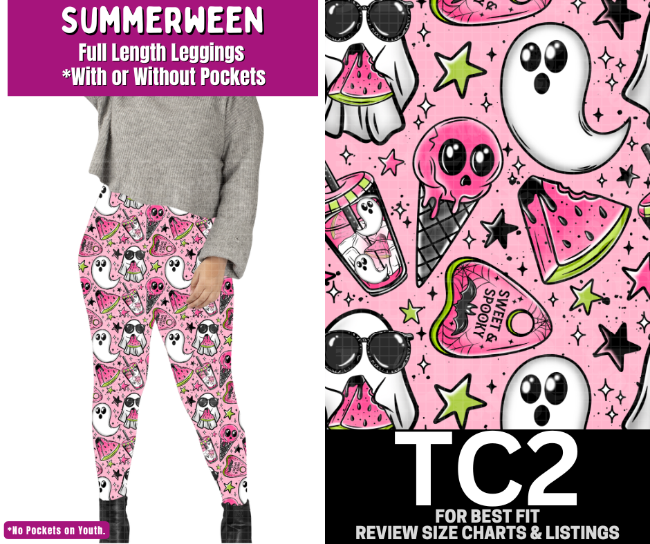 Summerween Full Length Leggings w/ Pockets - Like A Duchess