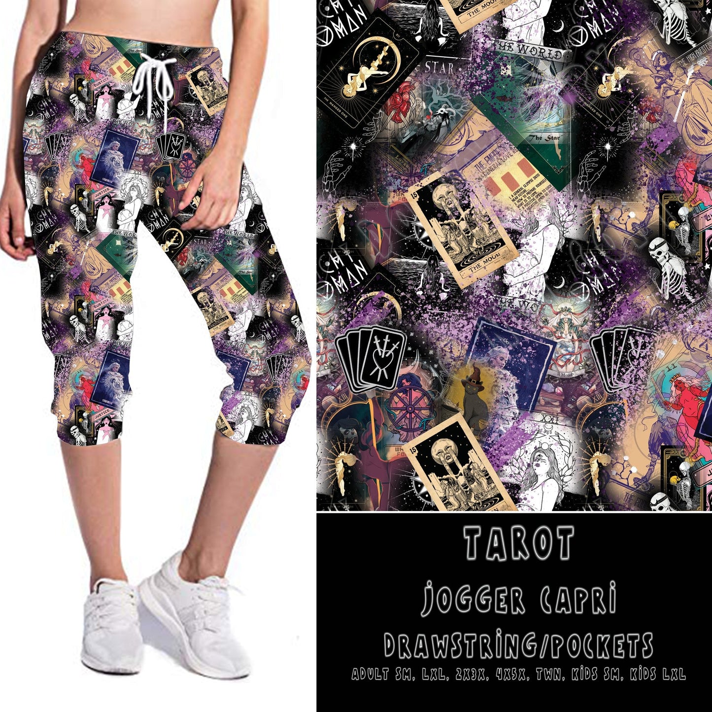DARK TWISTED RUN-TAROT-LEGGING/JOGGER - Like A Duchess