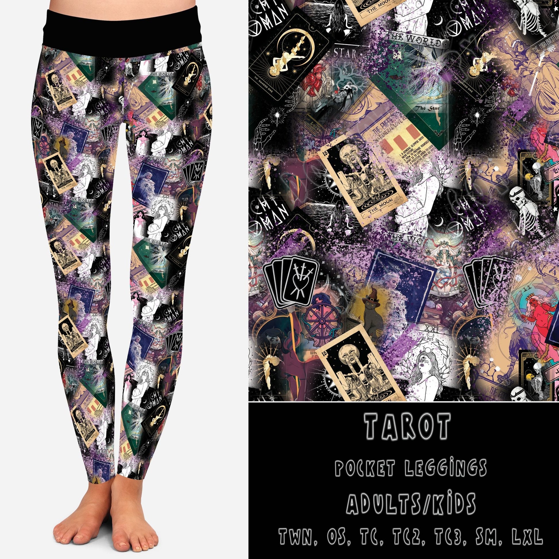 DARK TWISTED RUN-TAROT-LEGGING/JOGGER - Like A Duchess